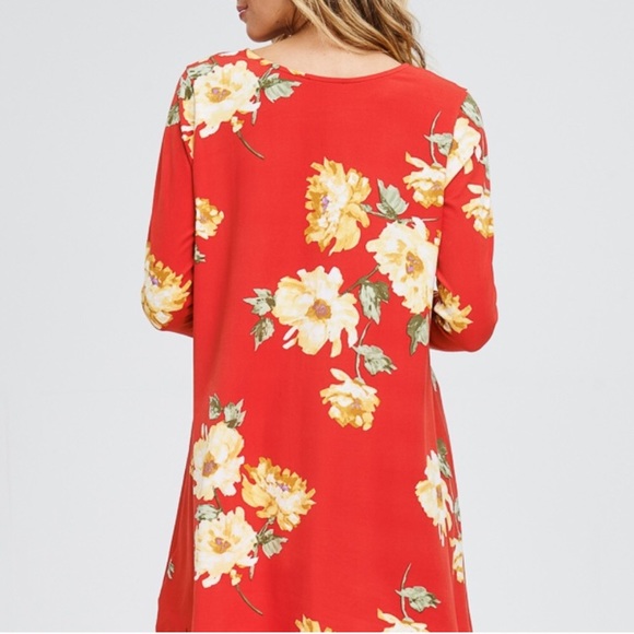 ✨Jamie Cross Front Floral Dress - Picture 4 of 5